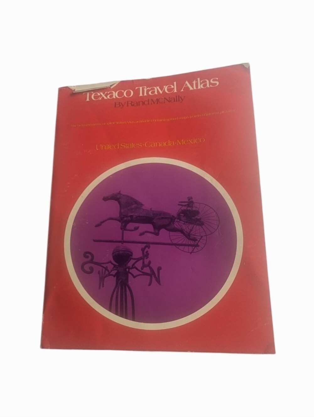 Vintage 1976 Texaco Travel Atlas By Rand McNally